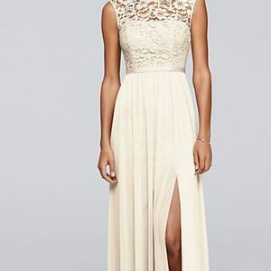David's Bridal Dress Ivory